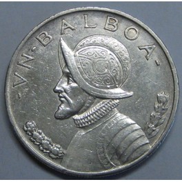 1934- PANAMA - 1 BALBOA - PLATA  - BALBOA
