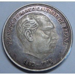 1975-FRANCISCO FRANCO -1 ONZA - ESPAÑA - PLATA
