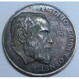 1926- GAUDI  - MEDALLA - CATALUÑA - PLATA