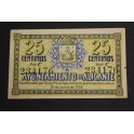 1938- ALICANTE - 25 CENTIMOS - BILLETE PAPEL MONEDA