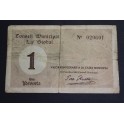 1937- BISBAL - GIRONA - 1 PESETA - BILLETE