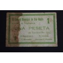 1937-DON BENITO - BADAJOZ - 1 PESETA - BILLETE
