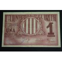 1937- EL BRUCH - 1 PESETA - BARCELONA - BILLETE