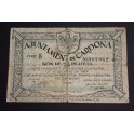 1937- CARDONA - 1 PESETA - BARCELONA - BILLETE