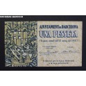 1937- BARCELONA -  1 PESETAS -  BILLETE