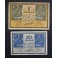 1937- MANRESA -50 CENTIMOS - 1 PESETA - 2 BILLETES