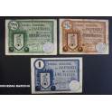 1937- MARTORELL -25- 50 CENTIMOS - 1 PESETA - 3 BILLETES