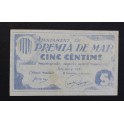 1937- PREMIA DE MAR - BARCELONA -5 CENTIMOS