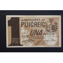 1937- PUIGREIG - BARCELONA - 1 PESETA