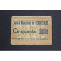 1937- SESGUEIOLES - BARCELONA - 50 CENTIMOS 