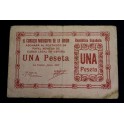 1937- LA UNION - MURCIA - 1 PESETA - BILLETE
