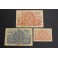 1937- SABADELL - BARCELONA - CENTIMOS-PESETA - 3 BILLETES