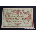 1937- VILA SECA SOLCINA - 50 CENTIMOS - TARRAGONA
