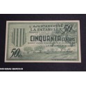 1937- LA FATARELLA - 50 CENTIMOS -TARRAGONA- BILLETE