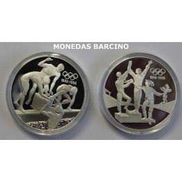 1993- OLIMPIADAS- 20 DOLLARS- AUSTRALIA - 2 MONEDAS - PLATA