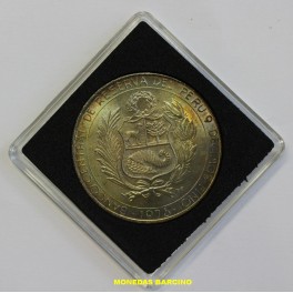 1976- BATALLA AYACUCHO- 400 SOLES - PERU - PLATA