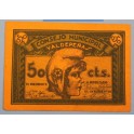 VALDEPEÑAS - CIUDAD REAL - 50 CENTIMOS - BILLETE PAPEL MONEDA