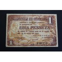 1937- SABADELL - 1 PESETA - BARCEONA - BILLETE
