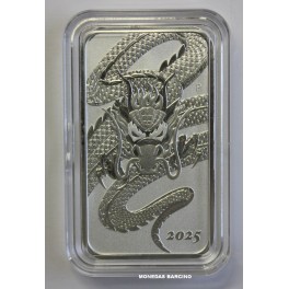 2025- LINGOTE - DOLLAR - AUSTRALIA- DRAGON-ONZA