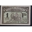 1936- ALMANSA -BILLETE - 1 PESETA - ALBACETE