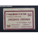 1937- DON BENITO - BADAJOZ - 50 CENTIMOS