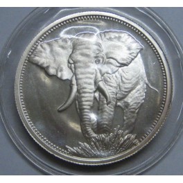 1990- ELEFANTE - ONZA - ESTADOS UNIDOS- PLATA