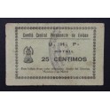 1938- MOTRIL - GRANADA - 25 CENTIMOS - BILLETE