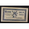 1938- CHIPTANA - 50 CENTIMOS - CIUDAD REAL