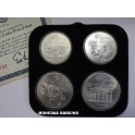 1976-OLIMPIADAS- CANADA - 5 - 10 DOLARS - 4 MONEDAS 