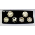 1977- OLIMPIADAS 1980 -RUSIA- 5- 10 RUBLOS - 6 MONEDAS
