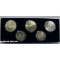 1979- OLIMPIADAS-RUSIA- 5- 10 RUBLOS - 5 MONEDAS