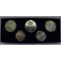 1979- OLIMPIADAS-RUSIA- 5- 10 RUBLOS - 5 MONEDAS