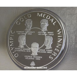 1980- OLIMPIADA GOLD - 25 DOLARES - JAMAICA