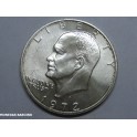 1972- ESTADOS UNIDOS - DOLLAR - EISENHOWER -PLATA
