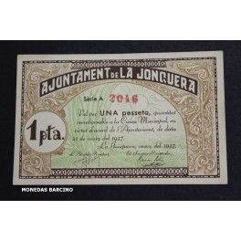 1937- LA JONQUERA - GIRONA - 1 PESETA- BILLETE