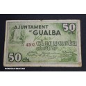 1937- GUALBA - BILLETE - 50 CENTIMOS - BARCELONA