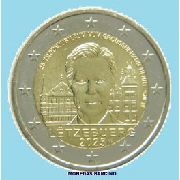 2025- TRONO DUQUE - 2 EUROS - LUXEMBURGO 2025- TRONO DUQUE - 2 EUROS - LUXEMBURGO