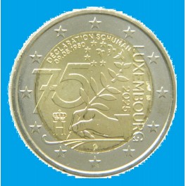 2025- DECLARACION SCHUMAN - 2 EUROS - LUXEMBURGO 2025- DECLARACION SCHUMAN - 2 EUROS - LUXEMBURGO