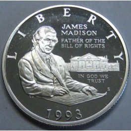 1993- JAMES MADISON -USA -1/2 DOLLAR - ESTADOS UNIDOS