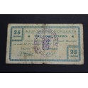 1937- ORGANYA - LLEIDA - 25 CENTIMOS- BILLETE