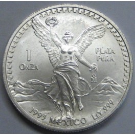 1993- LIBERTAD - ONZA - MEXICO - PLATA- BULLION