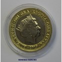 2019- CANCER de MAMA- 2 LIBRAS - POUNDS - GIBRALTAR