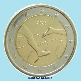 2025- COMPETICION ATLETISMO - 2 EUROS - FINLANDIA