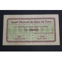 1937- CABRA del CAMP - 25 CENTIMOS -TARRAGONA