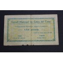 1937- CABRA del CAMP - 1 PESETA -TARRAGONA