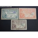 1937-SADURNI ANOIA- 1 PESETA- 50-25 CENTIMOS - BARCELONA - 3 BILLETES