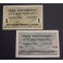 1937- LA BISBAL -GIRONA - 1 PESETA - 50 CENTIMOS - 2 BILLETES