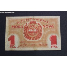1937- MORA LA NOVA - 1 PESETA - TARRAGONA - BILLETE