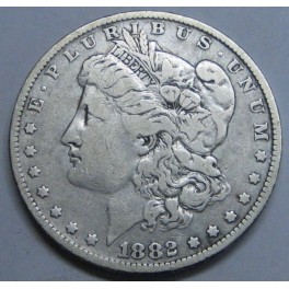 1882-NEW ORLEANS -USA- MORGAN- DOLLAR -PLATA