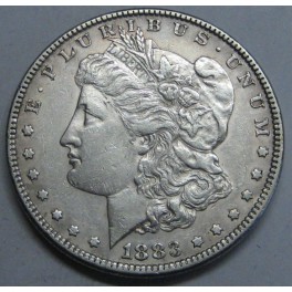 1883-PHILADELFIA -USA- MORGAN- DOLLAR -PLATA